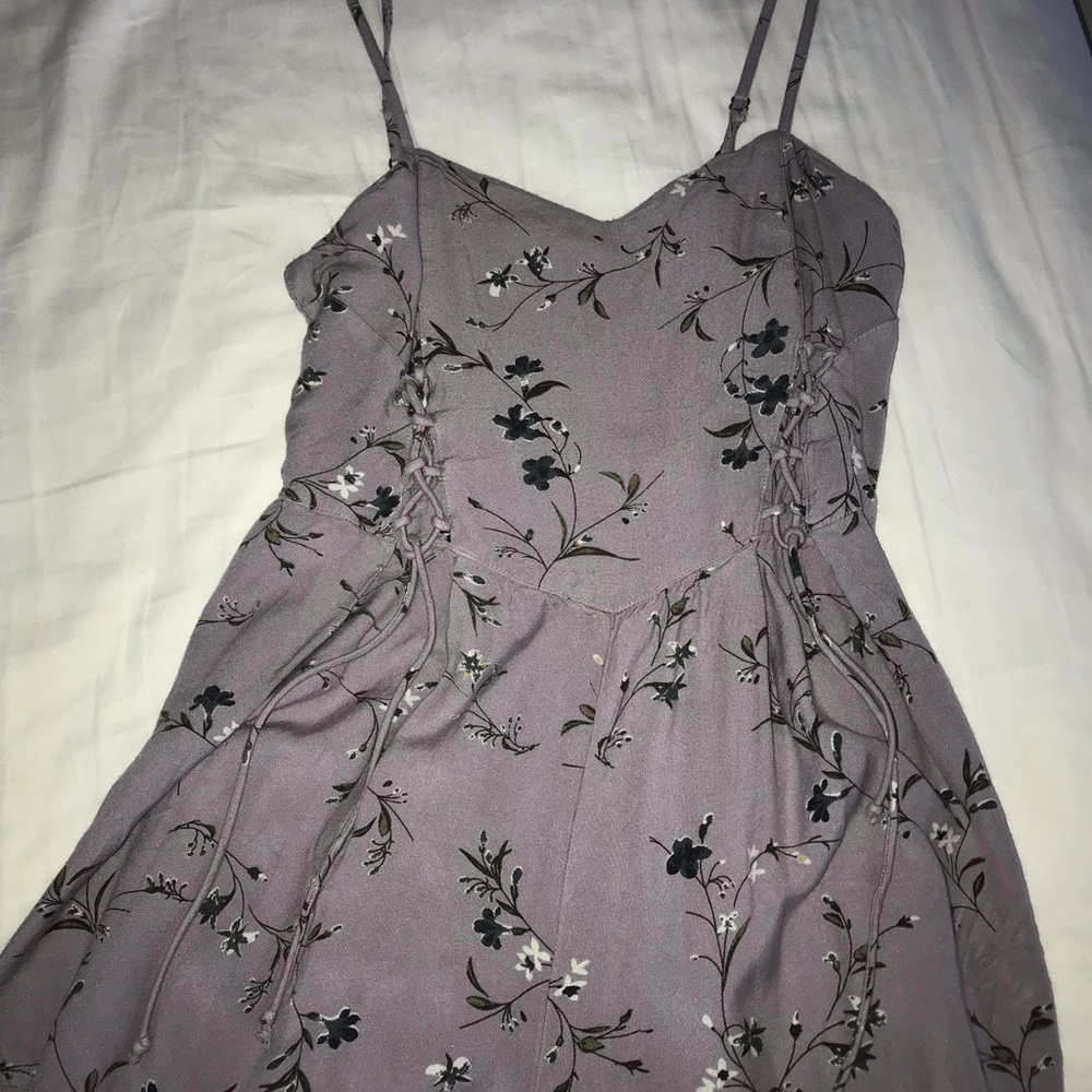 UO Purple floral ROMPER